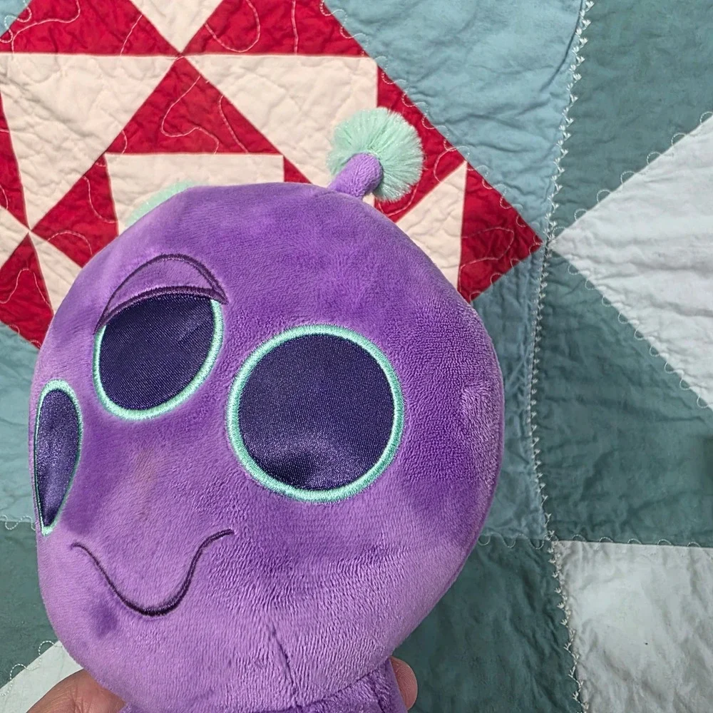 Aurora Purple‎ Three Eyed Alien Plush 8